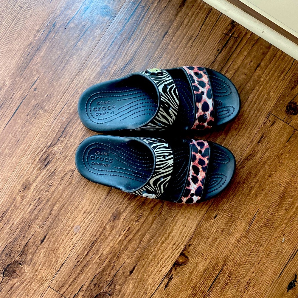 Croc sandals